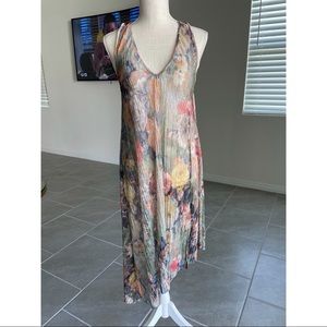 Cover up shirt , long to short size M